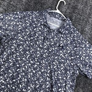 Under Armour Shirt Mens XL Blue Bear Short Sleeve Playoff Golf Polo Stretch